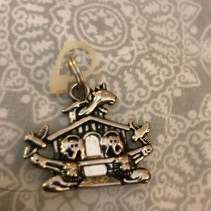 COPY - GANZ silver toned charm-Noah’s arc